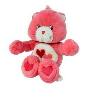 Care Bears Love A Lot Bear Squeeze Hugging Arms 11" Soft Stuffed Animal No Sound